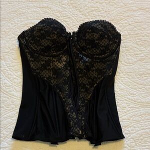 JCPenney Black Lace Corset